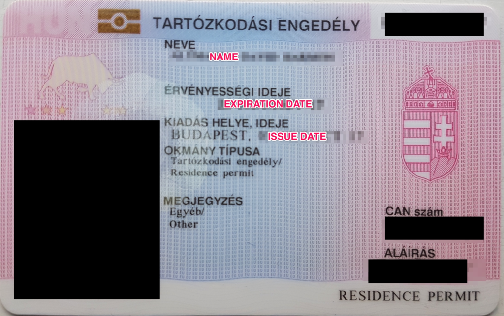can i travel to ireland with hungarian residence permit